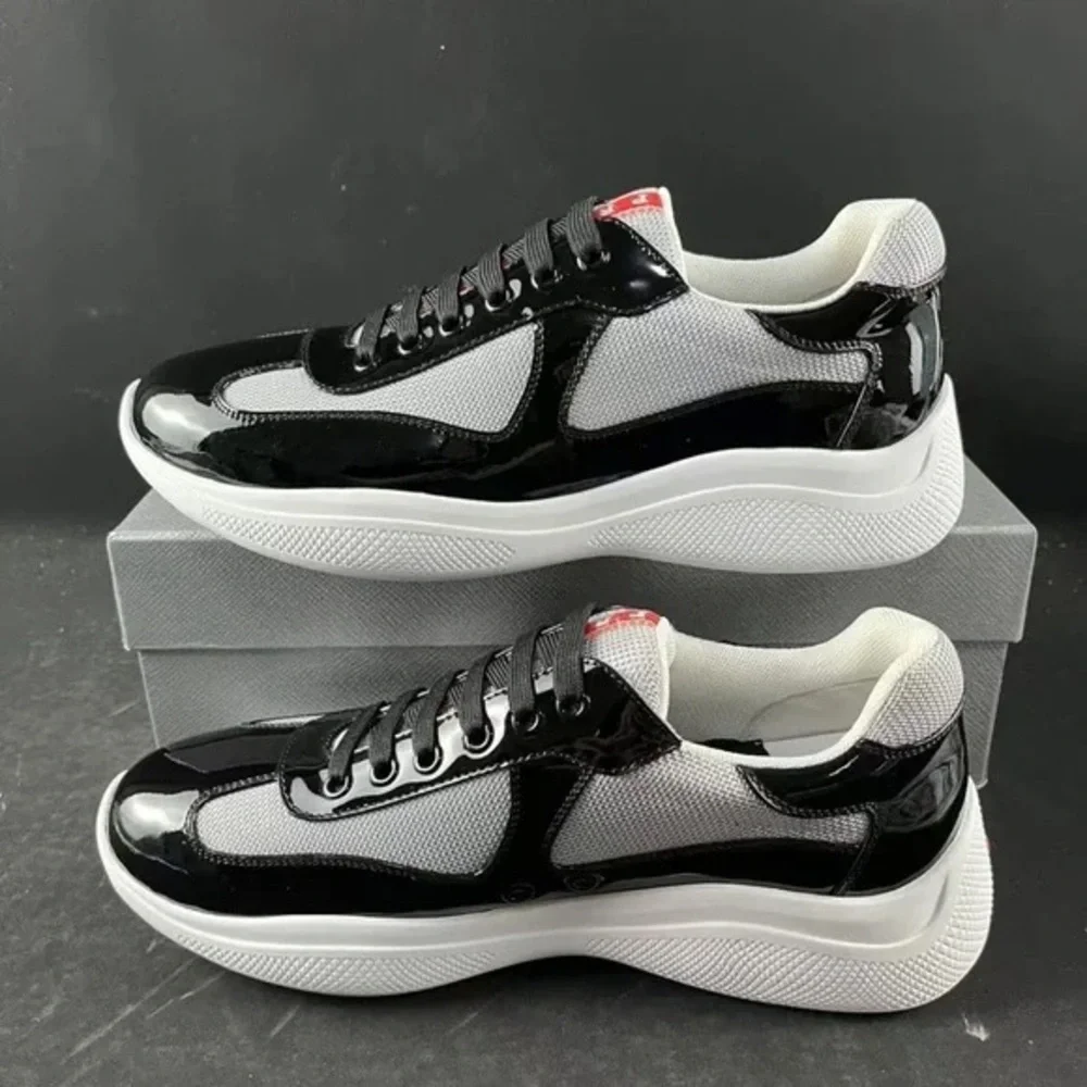 Prada | Shoes | Black And White Prada Sneakers | Poshmark